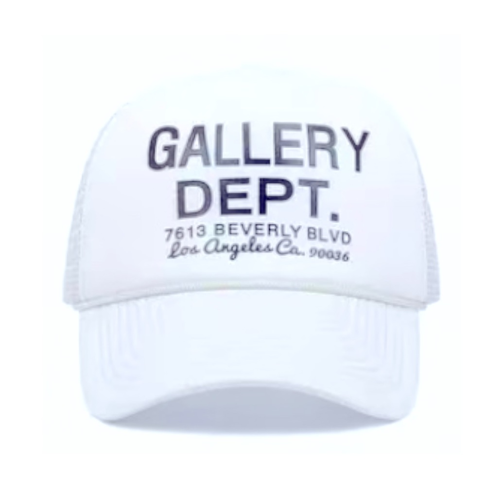 Gallery Dept. Trucker Hat Mesh White/Black NWT